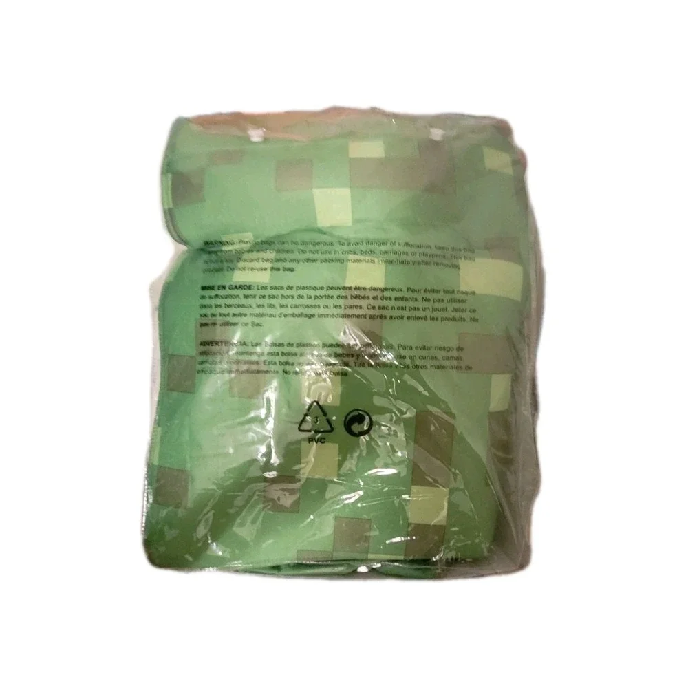 Minecraft Halloween Creeper Youth Size L 10-12‎ Jumpsuit Classic Child Costume